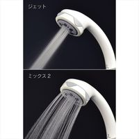 カクダイ ガオナ シャワーヘッドとホースのセット 5段切替 節水 マッサージ 掃除 リフレッシュ ボッシーニ GA-FH004 1個（直送品）