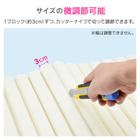 カクダイ ガオナ シャッター式風呂ふた カット売り 幅70×長さ100cm ロール式 コンパクト 軽い 保温 GA-FR001 1枚