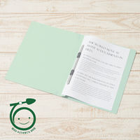 プラス　間伐材　フラットファイルA4S　BL　78445　（直送品）