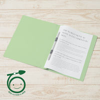 プラス 間伐材 フラットファイルA4S GR 78446 1冊