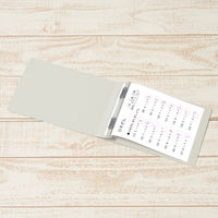 プラス フラットファイルB6E縦罫線タイプGY 98289 1冊