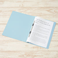 プラス　PPフラットファイルA4S厚とじRBL　98341　（直送品）