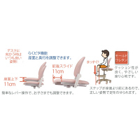 【軒先渡し】コイズミ　ベストフィットチェア　学習チェア　ネイビーブルー　（直送品）