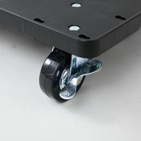 YAMAZEN 連結平台車 パレッティー キャスターストッパー付き ブラック YRB-GS75BK 1台