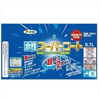 アサヒペン AP 水性スーパーコート 0.7L ツヤ消し白 900001 1個