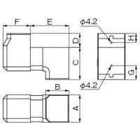 因幡電機産業 立面スライドコーナー MCSー85 1セット(10個)（直送品）