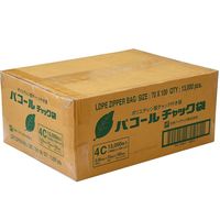 日本ハイテック パコールチャック袋 4C 1セット(13000枚:100枚入×130袋) 24-3926-02（直送品）