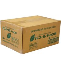 日本ハイテック パコールチャック袋 4G 1セット（5000枚:100枚入×50袋） 24-3926-06　マツヨシカタログ（直送品）