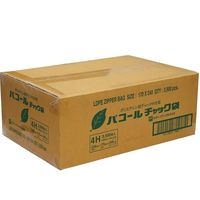 日本ハイテック パコールチャック袋 4H 1セット(3500枚:100 24-3926-07