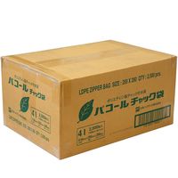 日本ハイテック パコールチャック袋 4I 1セット(2500枚:100枚入×25袋) 24-3926-08（直送品）