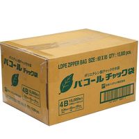 日本ハイテック パコールチャック袋 4B 1セット(15000枚:10 24-3926-01