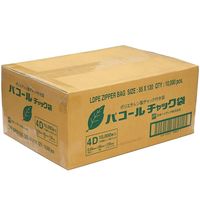 日本ハイテック パコールチャック袋 4D 1セット(10000枚:100枚入×100袋) 24-3926-03（直送品）