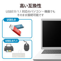USBハブ USB-A×4ポート USB3.0 タブレット向け 30cm 黒 U3H-A411BBK エレコム 1個（直送品）