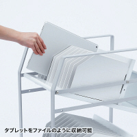 サンワサプライ　タブレットワゴン（2段）　RAC-TABWG2　（直送品）