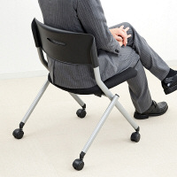 サンワサプライ　ミーティングチェア　SNC-ST6BK　（直送品）