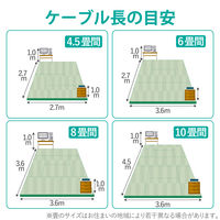 エレコム　EU　RoHS指令準拠　簡易包装STPケーブル　LD-CTS10/RS