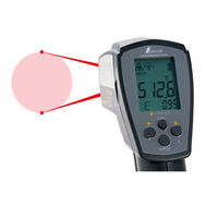 放射温度計　H　高温測定用　デュアルレーザーポイント機能付　73100　シンワ測定　（直送品）