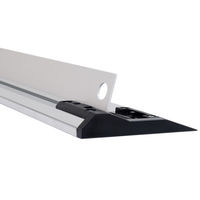 シンワ測定 アルミカッター定規 カット師PROTECT 1m 併用目盛 65066 1セット(2個)