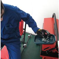 エスコ 240x140x42mm マグネットトレー(プラスチック製) EA508SM-7 1セット(4個)（直送品）