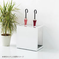 テラモト パネル傘立 36 ホワイト UB-299-036-8 1台