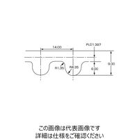 ゲイツ・ユニッタ・アジア パワーグリップEVベルト EV14M 1540ーEV14Mー85 1個（直送品）