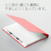 プラス フラットファイル ダブルとじ具 PK NO.025D 1セット(5冊)（直送品）