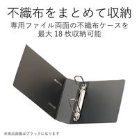 エレコム DVD・CD不織布ケース専用ファイル(2冊入り)36枚収納 クリア CCD-B02WCR 1セット(2冊入)