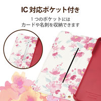 シンプルスマホ6 ケース カバー レザー 手帳型 マグネット フラップ 超軽量 PM-S224PLFUJPND エレコム 1個