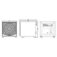 FOSTEX 第三世代音楽専用サブウーハー CW250D 1台（直送品）