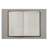 高橋書店 【2023年版】ビジネス手帳4 手帳判 見開き1週間+ノート 月曜始まり 茶 52 1冊（直送品）