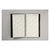 高橋書店 【2023年版】リングダイアリースリム A5変型 見開き1週間 月曜始まり 黒 93 1冊（直送品）