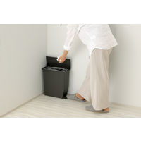 リス どこでも使えるペダルダストボックス13L ダークグレー GPRB052 1個