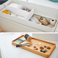 山崎実業 裁縫箱 タワー 約W27×D14×H12cm ホワイト YJ5060 1個