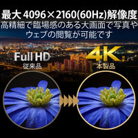 HDMI 切替器 タイプA×3入力 1出力 4K 60Hz HDMI2.0b DH-SW4KA31BK エレコム 1個