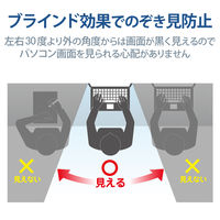 パソコン 用 のぞき見防止フィルター 13.3Wインチ(16:9) ブルーライトカット EF-PFK133W3E エレコム 1個（直送品）