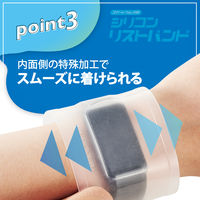 スマートウォッチ リスト バンド カバー 2個入 Mサイズ 水中仕様 クリア SW-WBDSCMCR エレコム 1個