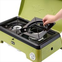 LOGOS×ALADDIN ポータブル ガスカセットコンロ 2バーナー 81060050 1台 LOGOS/ロゴス