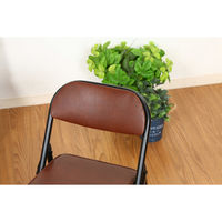 不二貿易 背付ミニチェアー ブラウン 16834 1セット(6脚入)（直送品）