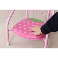 不二貿易 ベビーローチェアー ストロベリー 32869 1セット(6脚入)（直送品）