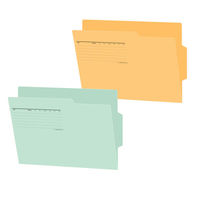 プラス　個別フォルダー　A4ラテラル　イエロー　FL-061RIF　87467　1袋（10枚入）（わけあり品）