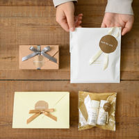 ヘッズ ジャストフォーユーギフトシールー2/マットゴールド JMG-2S 1パック（100枚入）