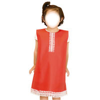 アーテック 不織布 衣装ベース Jサイズ ワンピース 赤 1941 1着