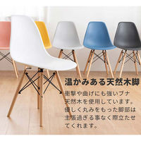 三栄コーポレーション イームズシェルチェア 木脚 4脚セット　ブラウン A1--EPROCHR4BR_AS　１セット(４脚）（直送品）