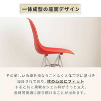 三栄コーポレーション イームズチェア スチール脚 4脚セット　ライトグリーン A1--PROCHR4STGR_AS　１セット(４脚）（直送品）