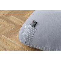 アイリスオーヤマ リバーシブルビーズクッション ライトグレー RBC-2P 1個（直送品）