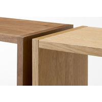 無印良品 スタッキングシェルフ 2段 ウォールナット材 幅42×奥行28.5×高さ81.5cm 1セット（2個） 良品計画