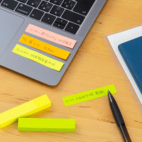 クラスタージャパン 強粘着ふせん 75×15mm カラーアソート C-KFU-18 1個