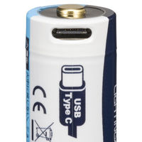 オーム電機 USBリチウム18650 3400mAh 08-1313 1個（直送品）