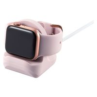 Apple Watch アップルウォッチ 充電器 スタンド 横置き シリコン製 ピンク AW-DSCHSPN  エレコム 1個