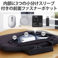パソコンケース 11.6インチ ノートパソコン・タブレット収納 MacBook BM-IBLW11NBK エレコム 1個